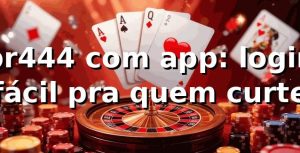 br444 com app: login fácil pra quem curte ⚽